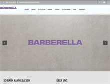 Tablet Screenshot of barberella-friseure.de